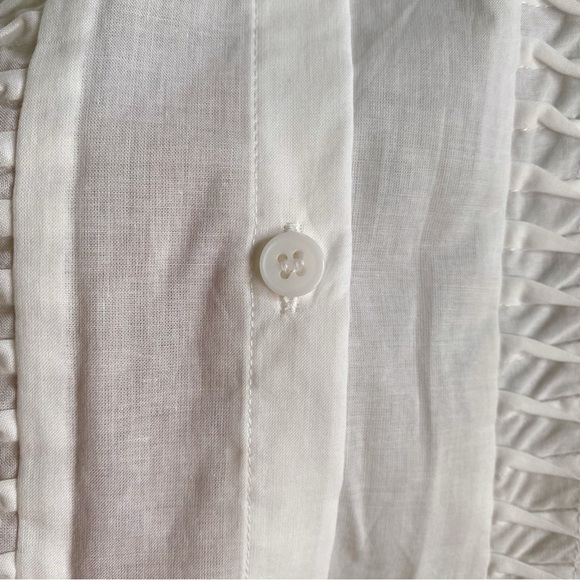 🐚 ZARA IVORY PRRFORATED THE MONA BLOUSE! - Picture 12 of 16